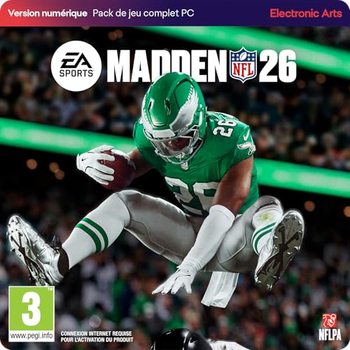 EA Sports Madden NFL 26 Édition Standard PCWin | Téléchargement code EA App | Jeu Vidéo | Français Standard | Téléchargement PC - Code EA App