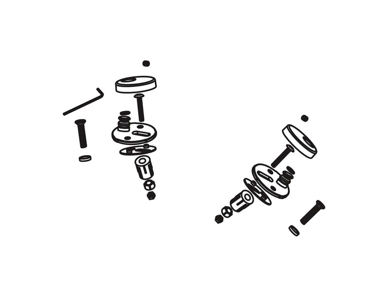 KOHLER 1113826-CP Part Hinge Assembly, Polished Chrome : Amazon.de  