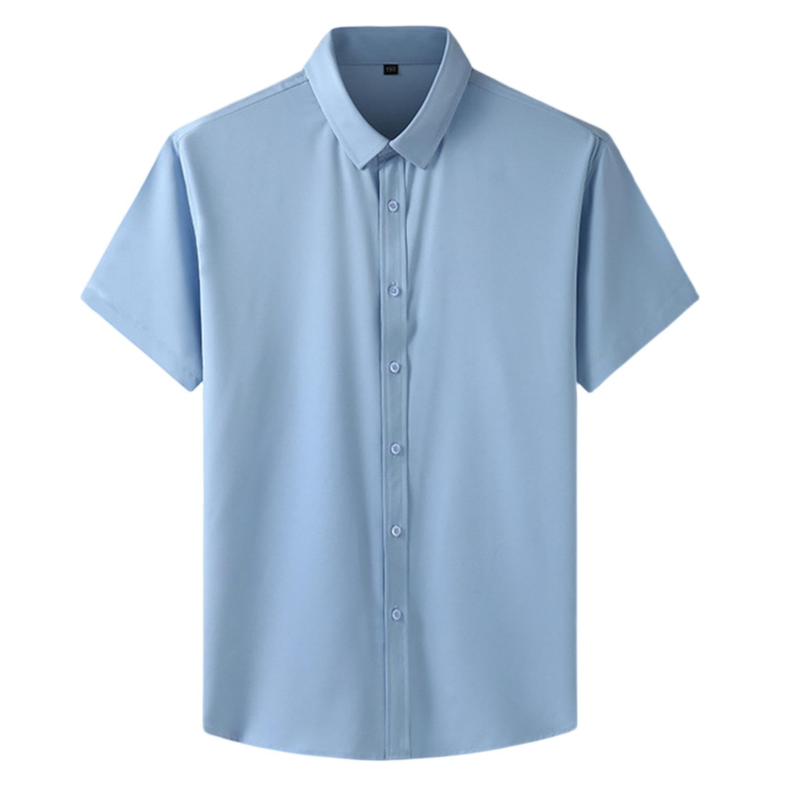 NOGRAX T-shirty męskie 10Xl 8XL 7XL letnia męska koszula z krótkim rękawem w jednolitym kolorze plus size luźna elastyczność na co dzień
