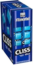 Chiclete Cliss Hortelã – 12 Cartelas com 12 Unidades Cada | Total 144 Chicletes | Refrescante e Ideal para Revenda, Brindes e Lembrancinhas