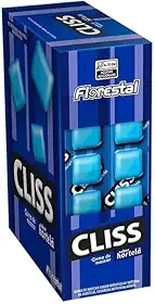 Chiclete Cliss Hortelã – 12 Cartelas com 12 Unidades Cada | Total 144 Chicletes | Refrescante e Ideal para Revenda, Brindes e Lembrancinhas