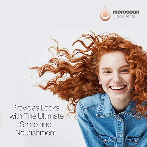 Moroccan Gold Series Truffle Leave-In Mask – Leave-In Hair Mask – Hair Detangler Spray – Nourishing & Detangling Leave In Conditioner Spray For Curly Frizzy, Damaged Hair, 8.45 Fl.oz #TOP2