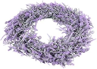ABOOFAN Indoor Wreath Lavender Wreath Flower Wreath Artificial Christmas Wreath Christmas Door Wreath Christmas Reef For Xmas Holiday Wedding Home Decor Indoor Garland