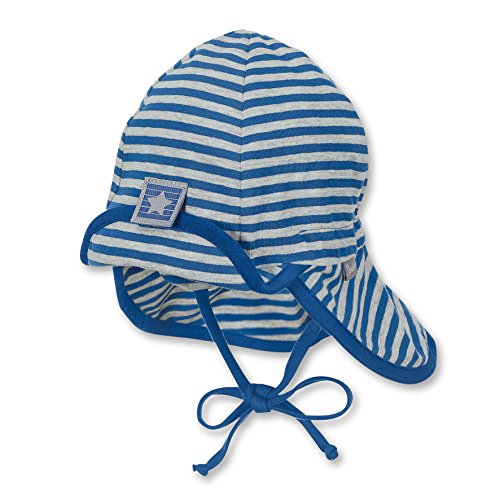 Preisvergleich Produktbild Sterntaler Unisex Schirmmütze mit Nackenschutz, Blau, 51 cm