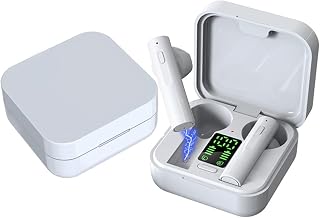 Acuvar Fully Wireless Bluetooth 5.2 Rechargeable Waterproof Sweatproof Earbud Headphones with Microphone, Micro USB Power Charging LED Case Surround Stereo Bass and Passive Noise Cancelling