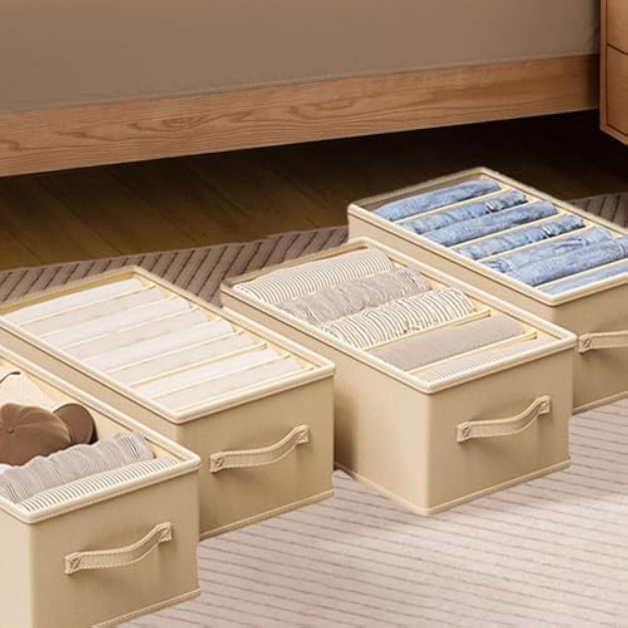 Multipurpose Closet Organizer with Handle