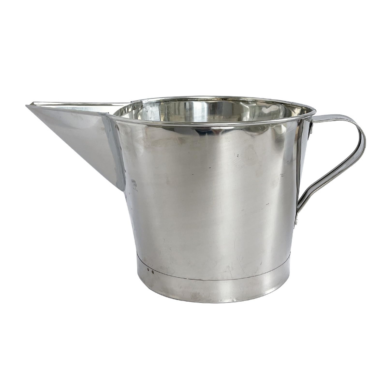 Dzbanek odlewniczy z sitkiem: 10-litrowe wiadro ze stali nierdzewnej z filtrem do mieszania zaprawy i gliny. Narzędzia ceramiczne - wiadro z akcesoriami do ceramiki do rękodzieła