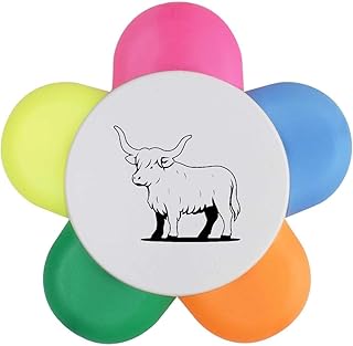 Azeeda 'Standing Highland Cow' Flower Shape H...