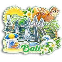 Refrigerator Magnet Bali Indonesia Fridge Magnet City Travel Souvenirs Tourist Gifts 3D Classic Landmarks Handmade Crafts Home Decoration1958