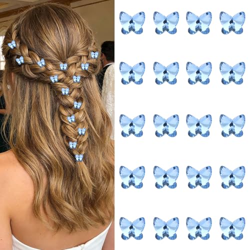 Pinzas de Mariposa Mini Blue 20 Piezas miniatura 1