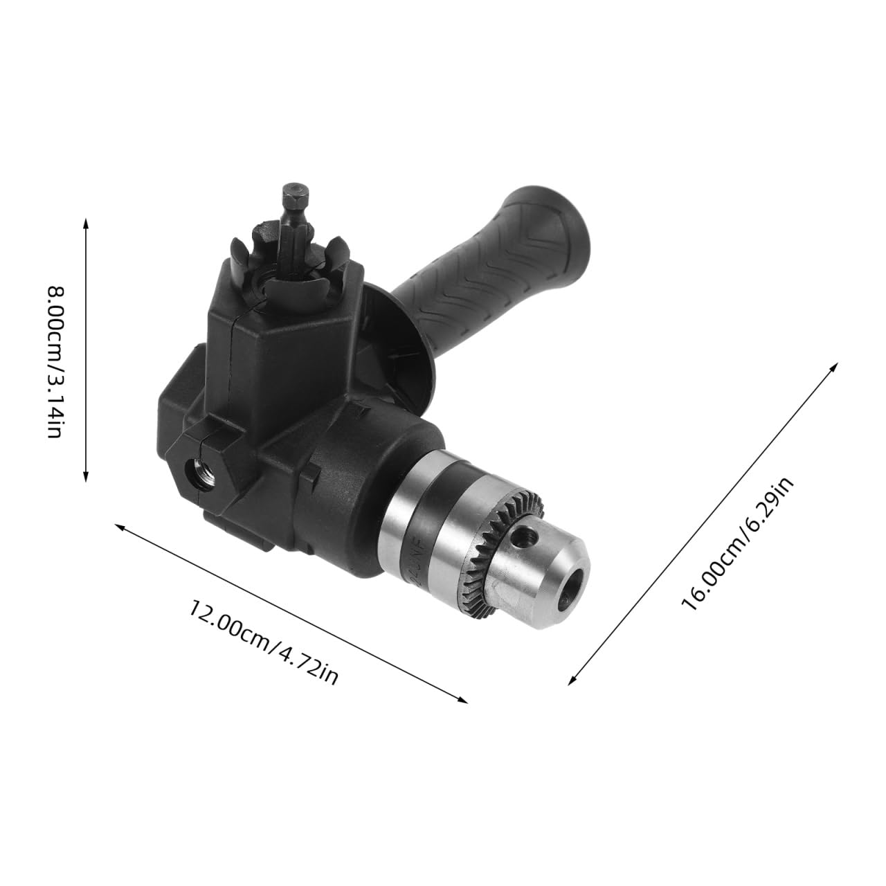 Uonlytech Impact Driver Bit Attacco ad angolo retto Estensione Trapano Adattatore per Cacciavite Elettrico Multifunzione Supporto per punte per Trapano per Spazi