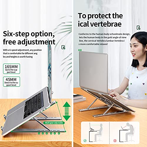 Soporte de aleación de aluminio para mesa plegable ajustable de PC 3