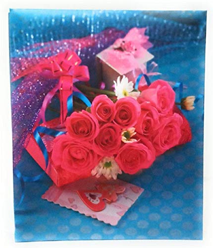 Image of Natraj Series Photo Album with Extra Clear PVC Film 200 Photos (Photo Size Supported: 4x6 Inches, Multicolour) (Design 7)