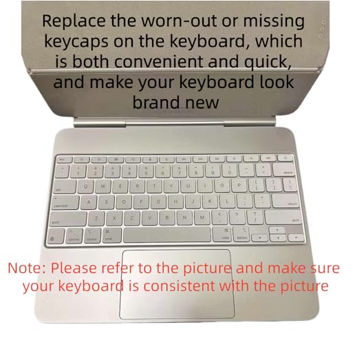 Touches de remplacement Magic Keyboard blanc pour iPad 13 - 3