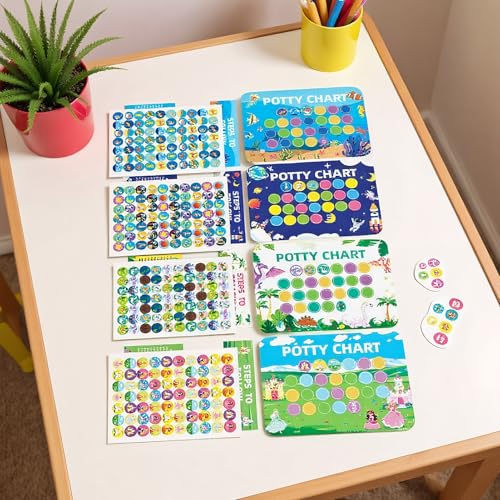 Tableau de récompense propreté jetons autocollants lot de 4 - 3