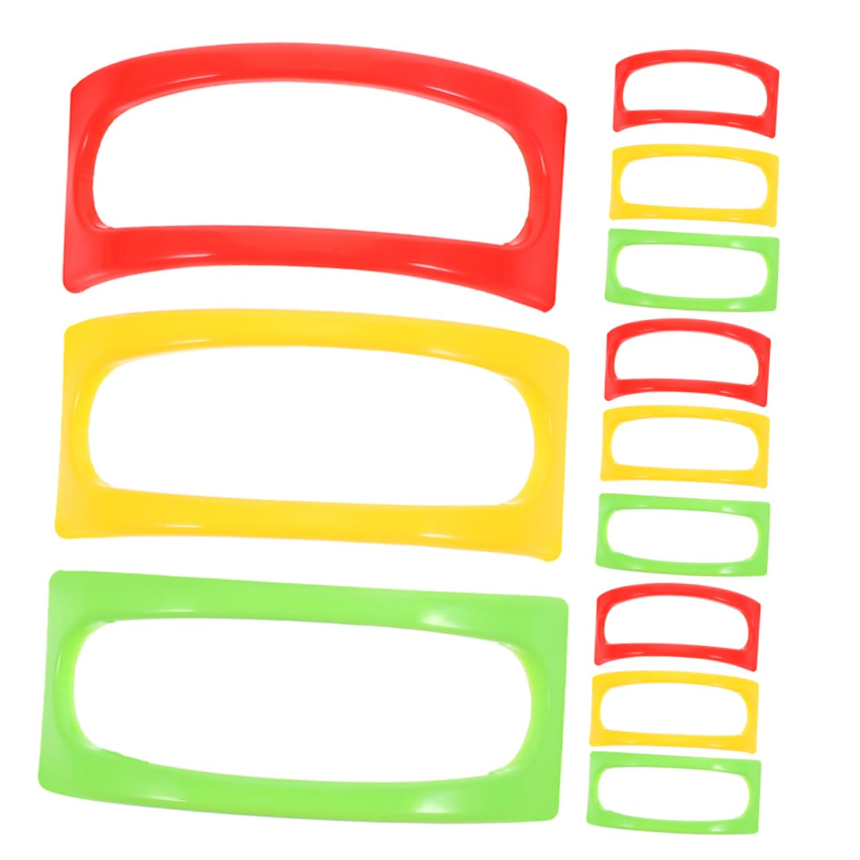 COLLBATH Taco Holder Stand 18 Reusable Plastic Taco Holders for Taco Making Frame