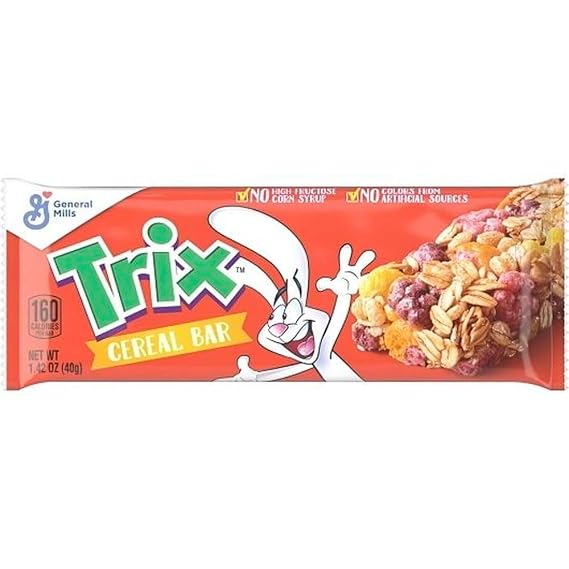 Trix Cereal Bar, 1.42 Ounce - 96 per case.