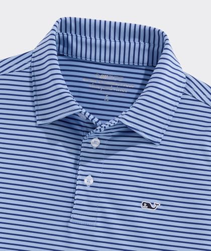 Image of Vineyard Vines Kids Bradley Stripe Sankaty Polo (Toddler /Little Kids /Big Kids)