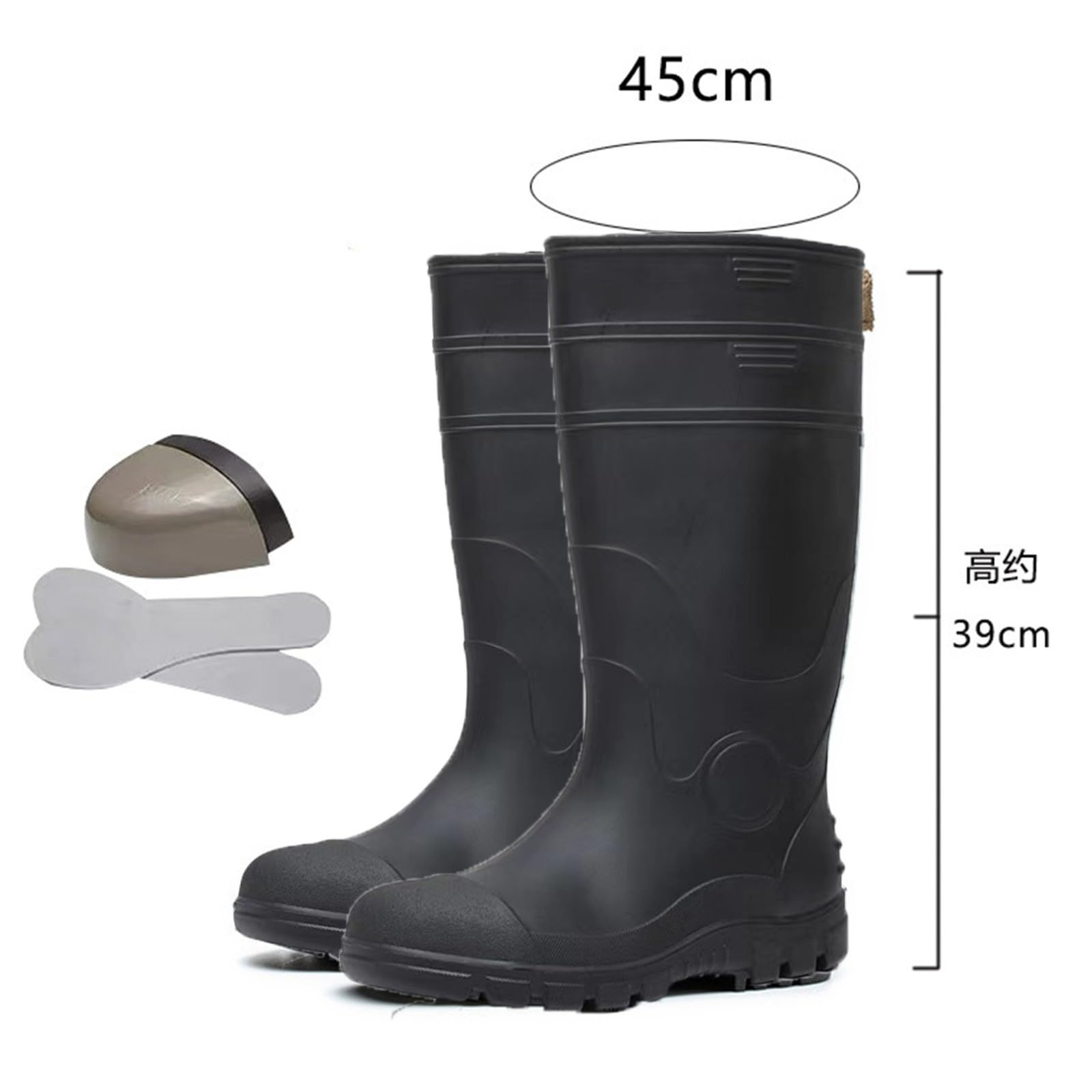 Botas De Agua De Caña Media Para Mujer Y Hombre Botas Impermeables Botines Jardín Trabajo Ligeras Y Cómodas Trabajo Duraderas Antideslizante Adecuado Para Días Lluviosos Y Ambientes Húmedos