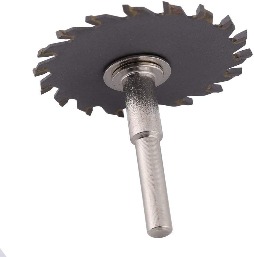 Circular Saw Blade,3pcs 54.8mm HSS Mini Wood Circular Saw Blade Cutting Blade Rotary Tool+Mandrel image 4