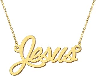 Aoloshow Personalized Name Necklace Custom Any Name Necklaces Jewelry for Womens New Mom Bridesmaid Gift