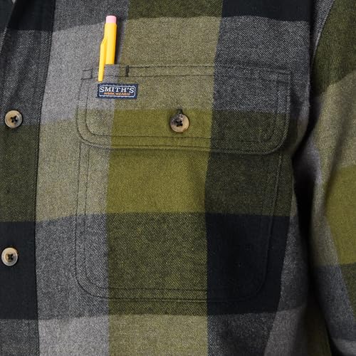 Smith's Workwear Men's Pocket Flannel Shirt4