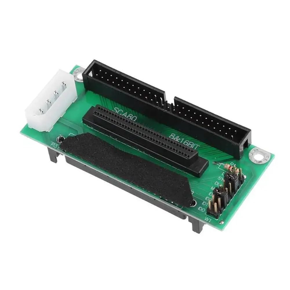 SCSI SCA 80 PIN a SCSI 68 IDE 50 Pin Adapter SCSI SCA 80 PIN to 68 50 Disk Convertidor Placa de Tarjetas
