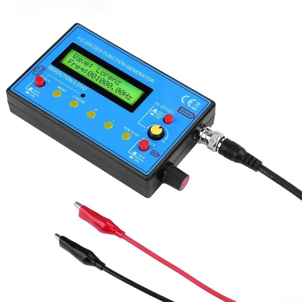 DDS Signalgeneratormodul FG-200 0,01 Hz bis 100 kHz mit 15 Wellenformen für Sinus-Quadrat-Dreieck-Exponential- und Impulsanwendungen