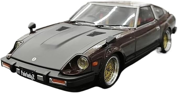 Scale Diecast Model 118 For Nissan Fairlady Z S130 Simulation Resin Static Car Model Collection Home Decoration Ornaments   Pre-Built Model Motor VehiclesBrown