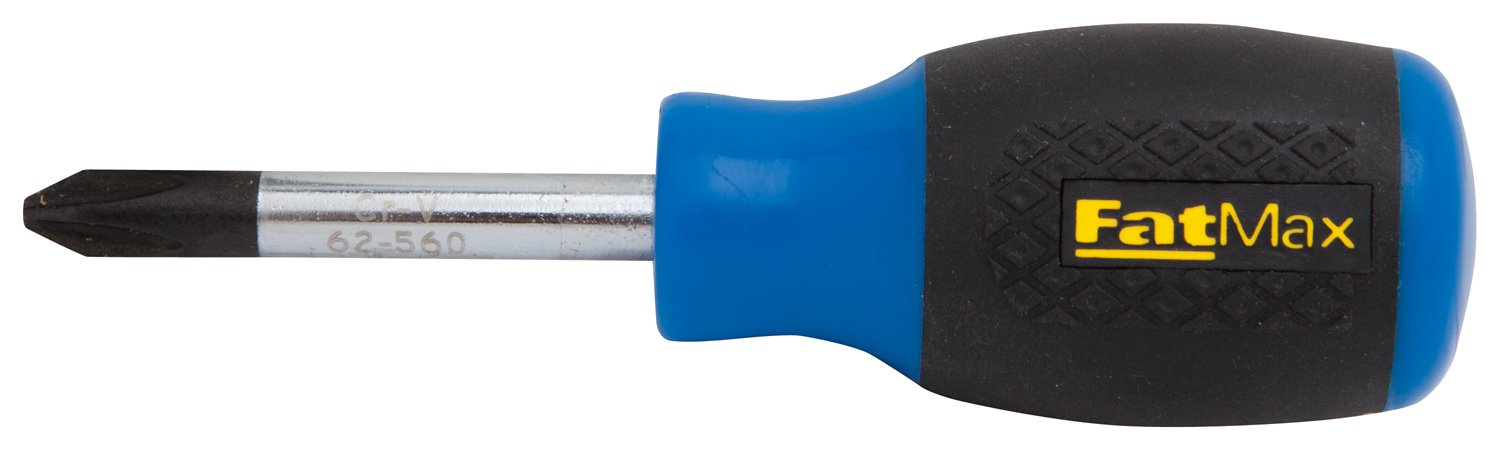 Tournevis court FatMax Stanley 62–560 à pointe Phillips 2 Point haute torsion