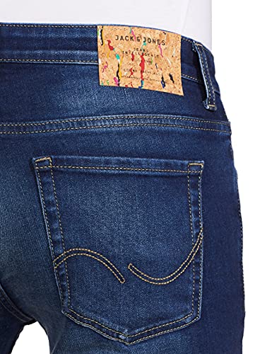 Image of Jack & Jones Men's Ben Skinny Fit Low-Rise Jeans
