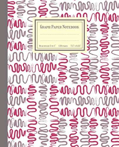 『Graph Paper Composition Notebook, Quad Ruled 5 squares per inche 120 ...