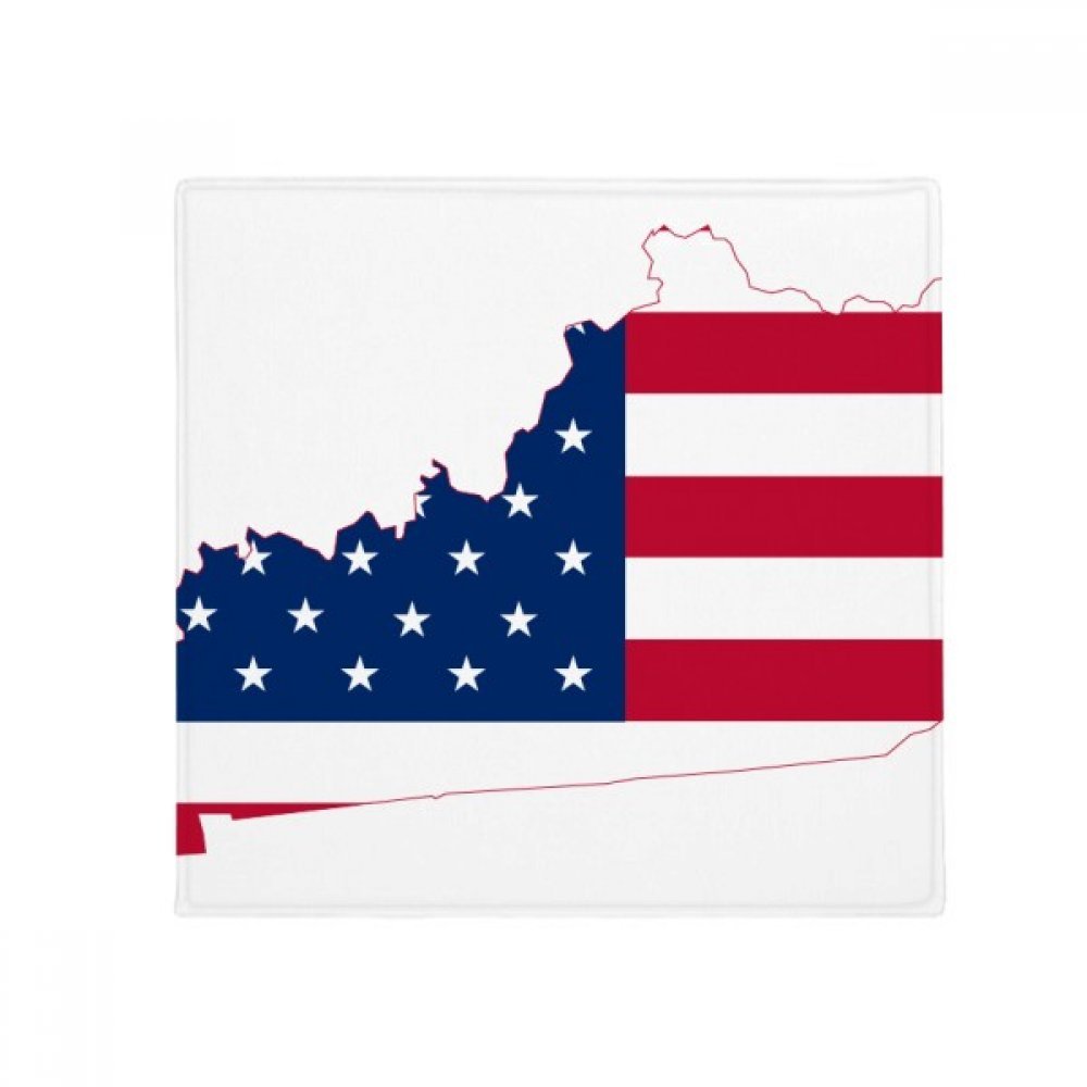 Cadeau tapis drapeau américain Kentucky original 50x50cm pour salon