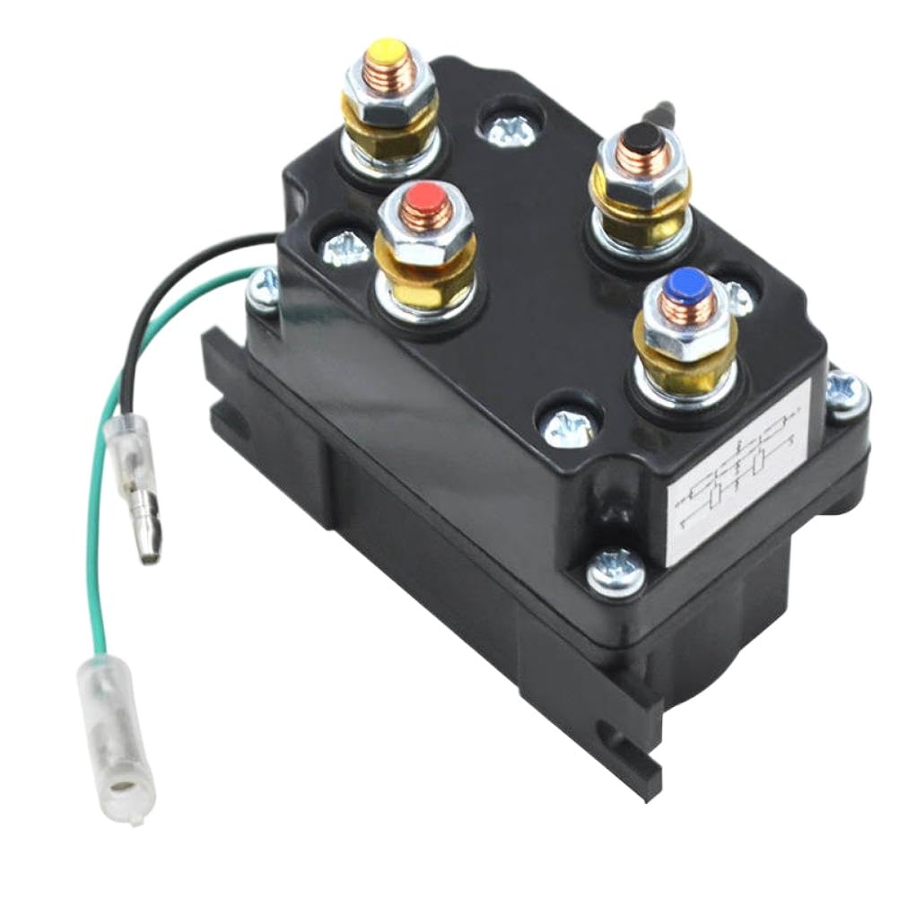 Relè di avviamento 12 V 500 A compatibile con i modelli C10013 C10014 C10018 10020 10024 12053 12503 13501 14061 14501 14551 14552 40252 per sistemi con verricello da 4500 libbre