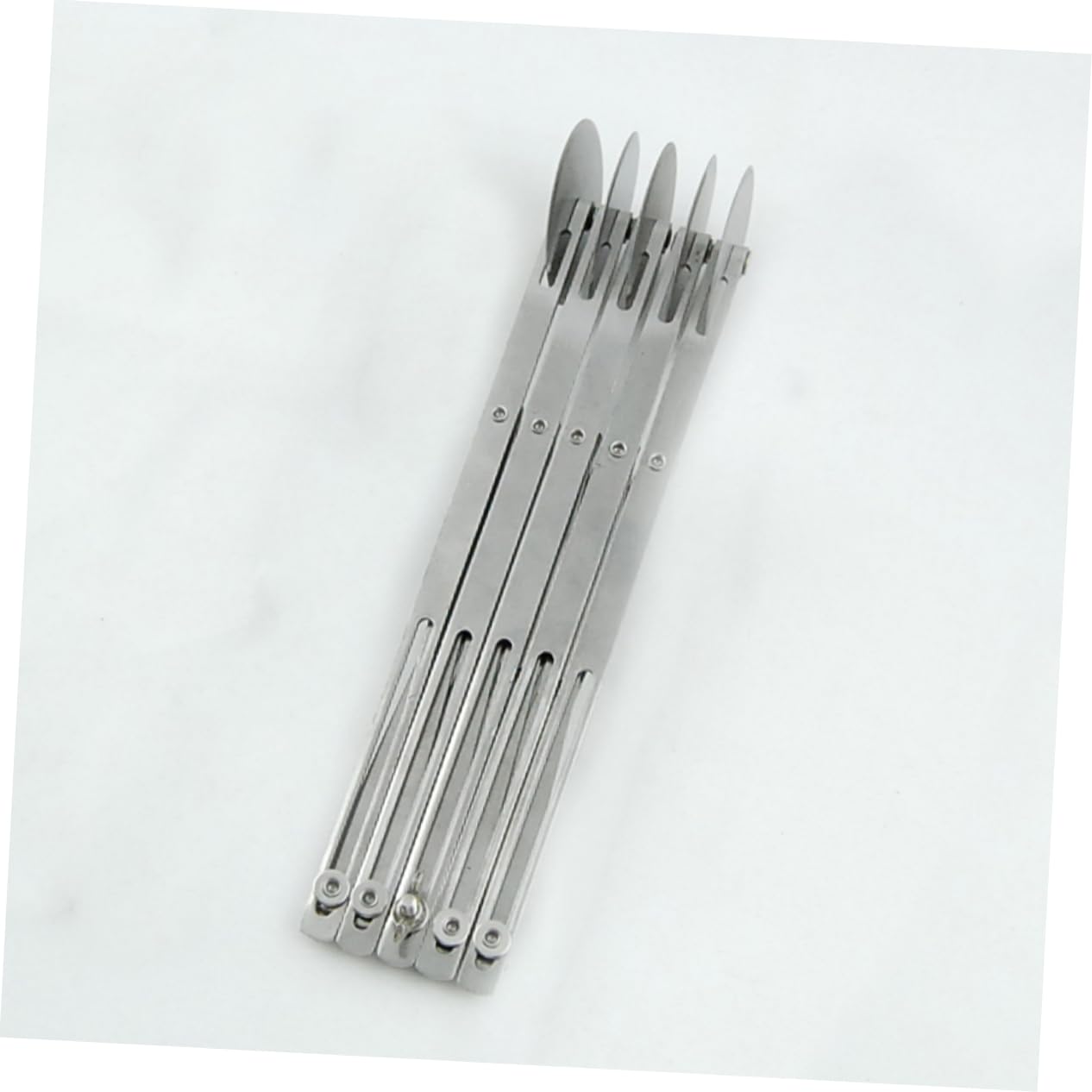 SOLUSTRE Multi-round Pizza Knife 5 Round Cookie Cutters Stainless Steel Pastry Cutter Baking Cutting Tool for Kitchen