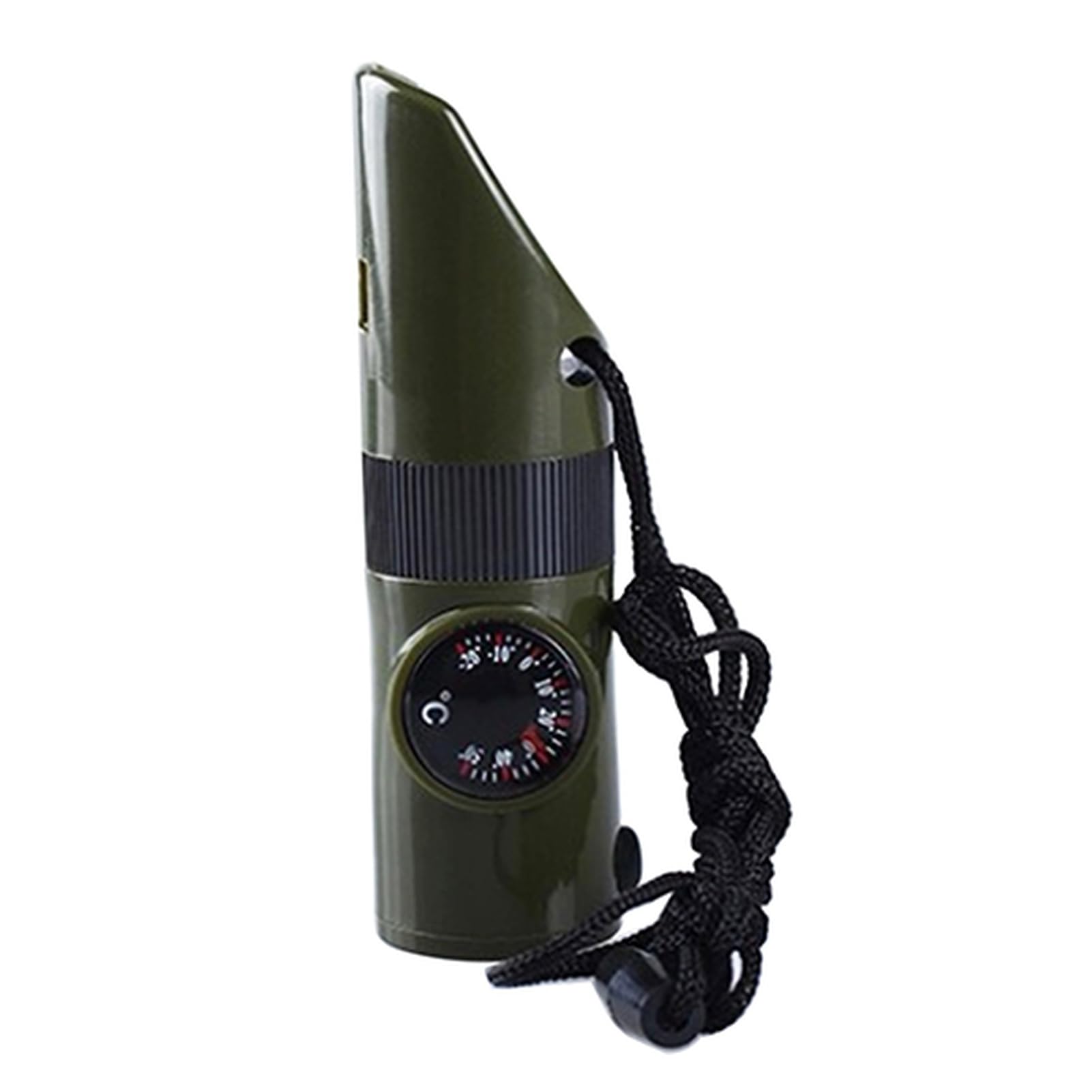 matumou 7 In 1 Camping Survival Compass Magnifier Whistle Tool