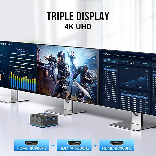 Gmktec Mini Pc Windows11Pro 16Gb/512Gb Ssd Intel 11Th Generation Pentium Silver Processor N6005 (2.0Ghz-3.3Ghz) Palmtop Desktop Pc 4 Mb L3 Cache 4C 4T Wifi 6 Bt5.2 4K@60Hz Small Pc Nucbox7 #TOP4