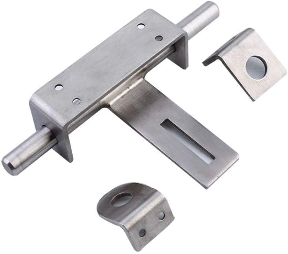 1pc Slide Bolt Gate Latch Heavy Duty Premium Safety Stainless Steel Barrel Door Lock