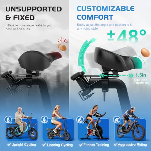 Twomaples Oversized Comfort Bike Seat