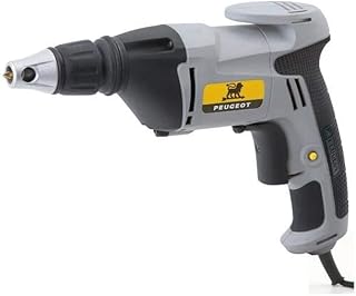 Peugeot Outillage 150009 Energyscrew-520 Visseuse pour Plaque de plâtre Gris