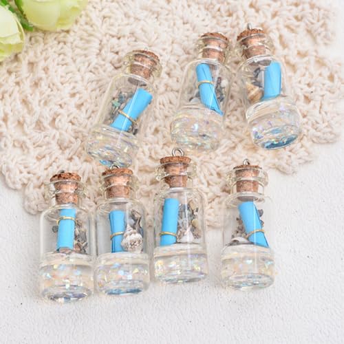 Colgantes de botella pequeños para diseñar tus propias joyas hechas a mano 6