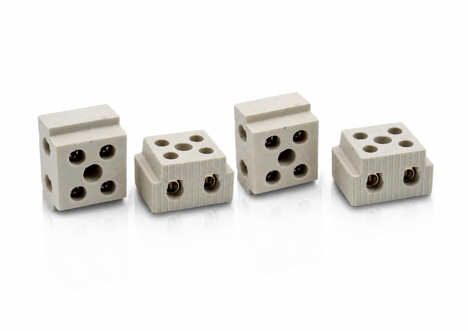 2-Way Porcelain Ceramic Terminal Block Connector – 15A 230V High Temperature, Heat & Fire Resistant Wire Connector for Heater, Geyser, Oven & Electrical Wiring (Pack of) (4)-image-48