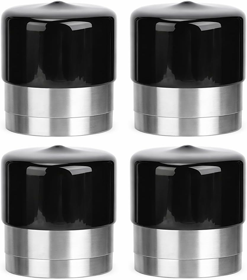 Estink Trailer, Set of 4 Stainless Steel Wheel Hub Bearing Buddies Center Protector with 1.98inch Diameter for Boat RV