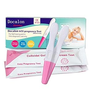 Pregnancy Test Early,Docalon Pregnancy Test Clear at-Home Early Pregnancy Test Kit Included – Accurate & Easy Response…