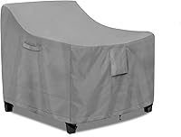 Vista 9 de PureFit Fundas para sillas de exterior, impermeables, para muebles de patio, muebles de exterior, con ventilación de aire y asas acolchadas, se