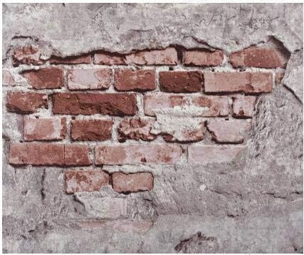 HNZZN Vintage PVC Waterproof 3D Brick Wallpaper TV Background Light Deep Gray Brick Red Coffee Bar Office Wall Paper Roll Home Decor, Ca3031, 53CM X 10M