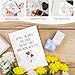 Qiliji Romantic Anniversary Card Gift for Husband Wife, Birthday Card Gift for Boyfriend Girlfriend, Love Cards for Men Women, Valentines Day Cards for Him Her, Of All The Days I've Lived
