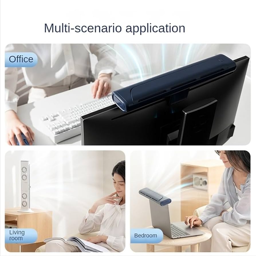 Amazon.co.jp : モニタークリップオンファン、ブレードレス