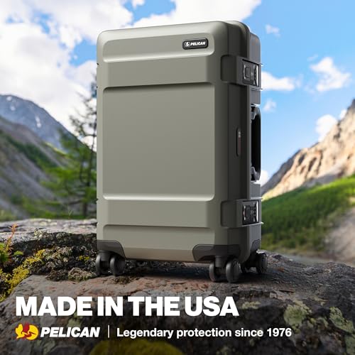 Pelican ATX Luggage - Hardside Carry On Luggage with Wheels - 22 Inch Carry On Bag - Airline Approved (Charcoal) - image 7