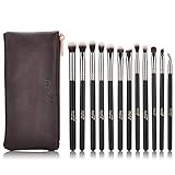 PRO AUGEN MAKEUP PINSEL: Einschließlich lidschatten bürsten, das die bürsten, eyeliner bürste, pinsel und concealer augenbrauen bürsten.verschiedene formen und größen der borsten ermöglichen das anlegen einer vielzahl von auge